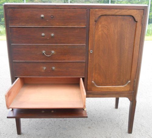 EDWARDIAN MAHOGANY MUSIC CABINET - ADDITIONAL PHOTO 11