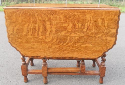 Golden Oak Gateleg Dining Table
