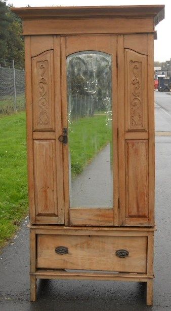 Edwardian Three Piece Small Wardrobe