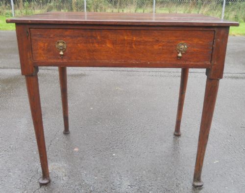 Antique Oak Side Table