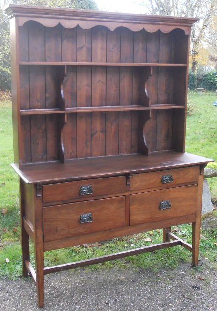 Edwardian Stained Beech Dresser