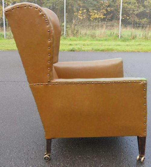 Edwardian Wing Fireside Armchair