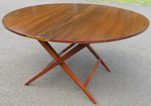 Folding Mahogany Coach Table