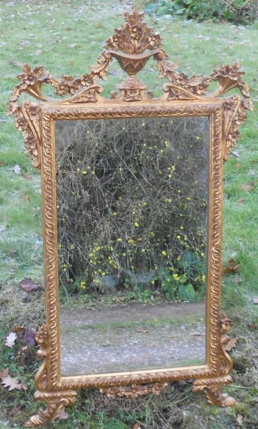 Ornate Gilt Hanging Wall Mirror