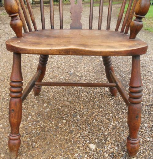 ANTIQUE WINDSOR ELM KITCHEN ARMCHAIR - ADDITIONAL PHOTO 6
