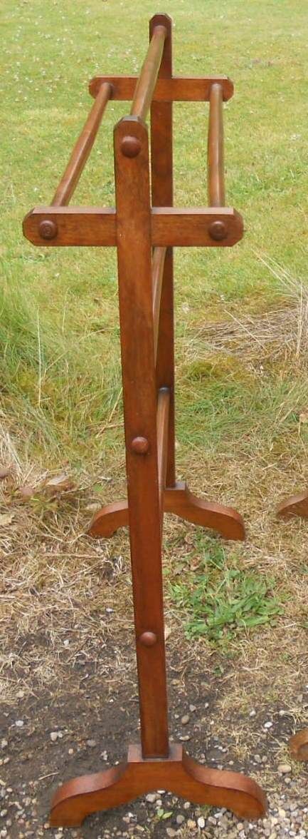 Victorian Mahogany Towel Rail