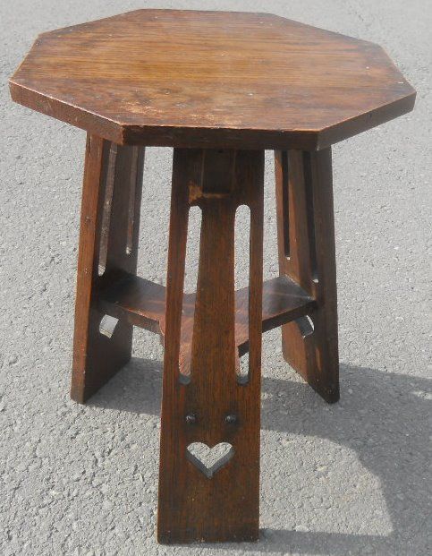 Arts & Craft Oak Wine Table