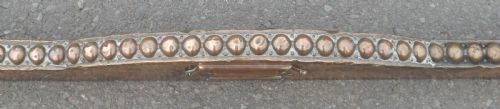 ARTS CRAFT COPPER FRAMED FIRESIDE KERB - ADDITIONAL PHOTO 3