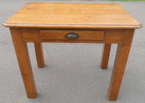 Edwardian Oak Writing Table