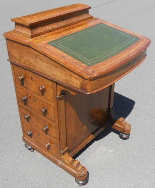 Victorian Walnut Davenport Desk