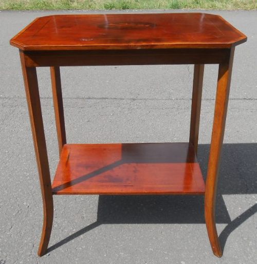 Edwardian Inlaid Mahogany Occasional Table
