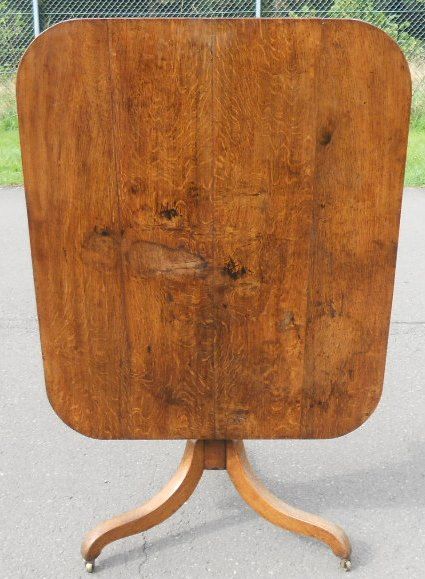 fig 1. Georgian Oak Tripod Breakfast Table