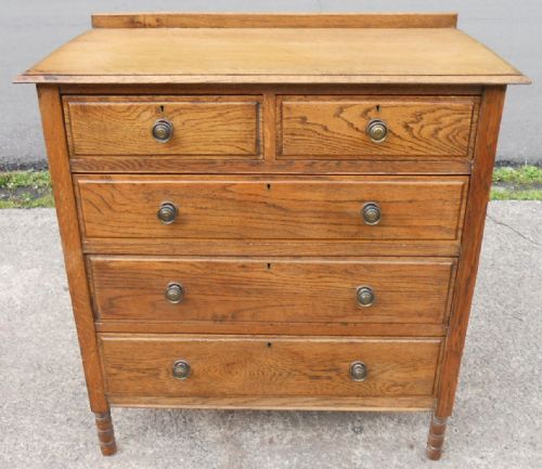Edwardian Light Oak Chest of Drawers