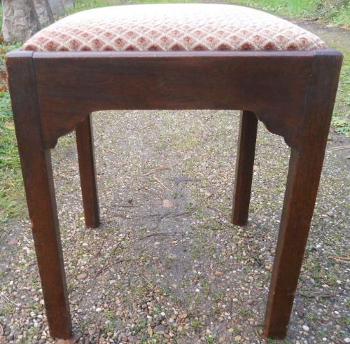 Georgian Small Mahogany Stool