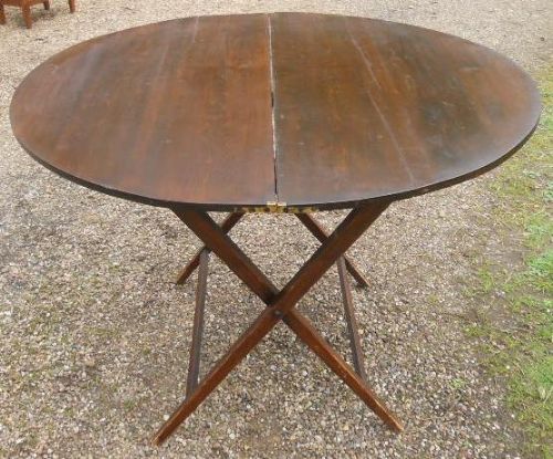 Edwardian Mahogany Coaching Table by Thornton & Herne, London