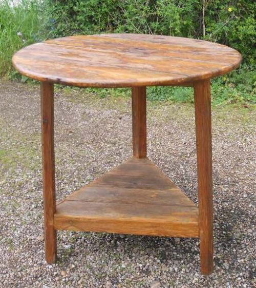 Victorian Pine Cricket Table