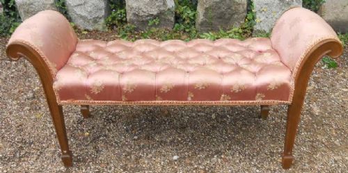Edwardian Upholstered Window Seat