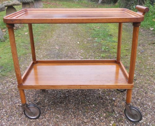Deco Walnut Tea Trolley