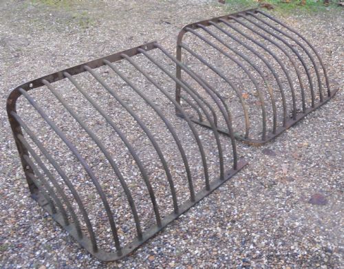 VICTORIAN PAIR OF IRON HAY RACKS - ADDITIONAL PHOTO 2