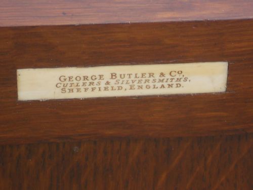 VICTORIAN MAHOGANY LARGE CUTLERY BOX - ADDITIONAL PHOTO 11