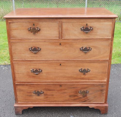 Georgian Faded Mahogany Chest of Drawers