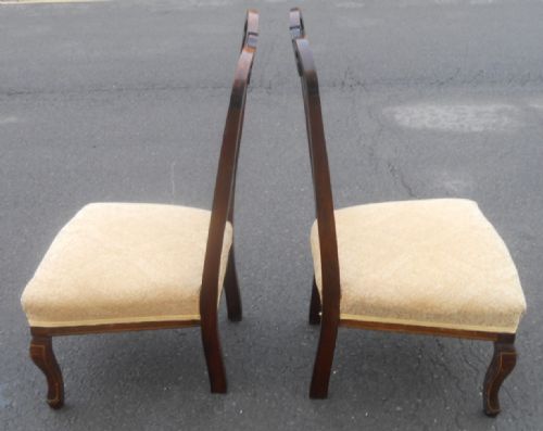 PAIR EDWARDIAN NURSING CHAIRS - ADDITIONAL PHOTO 10