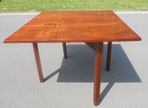 GEORGIAN MAHOGANY DROPLEAF DINING TABLE - ADDITIONAL PHOTO 6