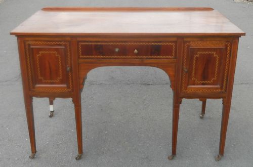 Edwardian Inlaid Mahogany Small Sideboard