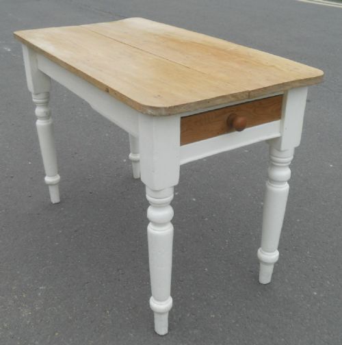 Victorian Small Pine Kitchen Table