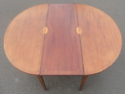 GEORGIAN MAHOGANY DEND DINING TABLE - ADDITIONAL PHOTO 1