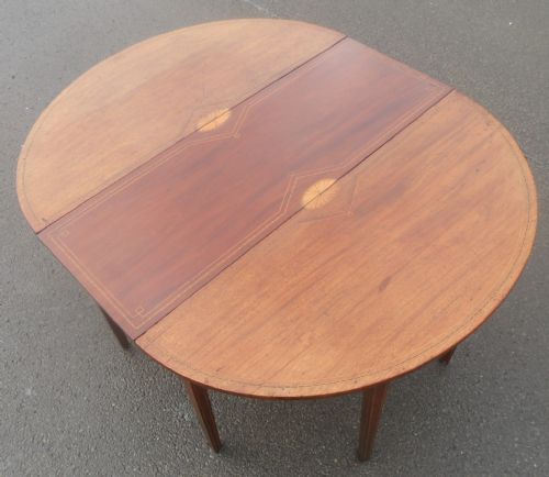 GEORGIAN MAHOGANY DEND DINING TABLE - ADDITIONAL PHOTO 2