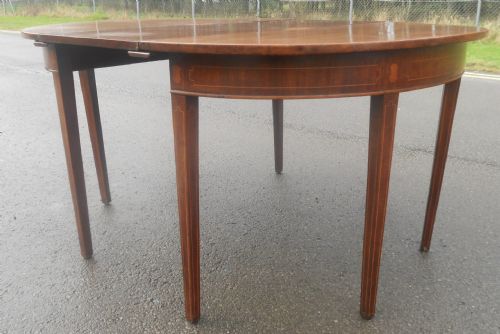GEORGIAN MAHOGANY DEND DINING TABLE - ADDITIONAL PHOTO 5