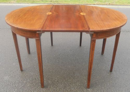 GEORGIAN MAHOGANY DEND DINING TABLE - ADDITIONAL PHOTO 6