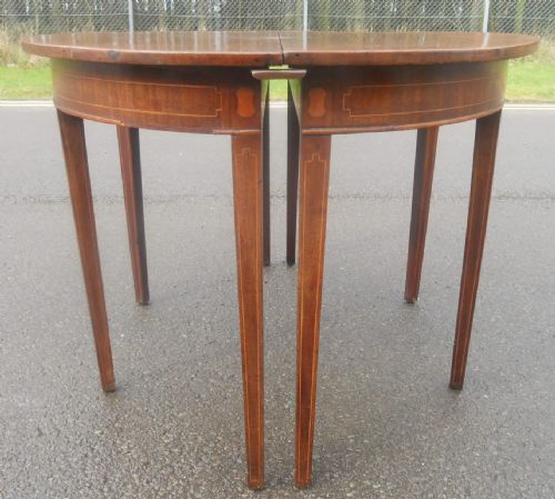 GEORGIAN MAHOGANY DEND DINING TABLE - ADDITIONAL PHOTO 8