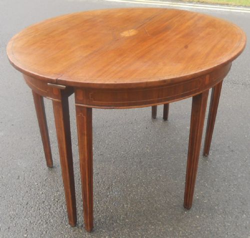 GEORGIAN MAHOGANY DEND DINING TABLE - ADDITIONAL PHOTO 9