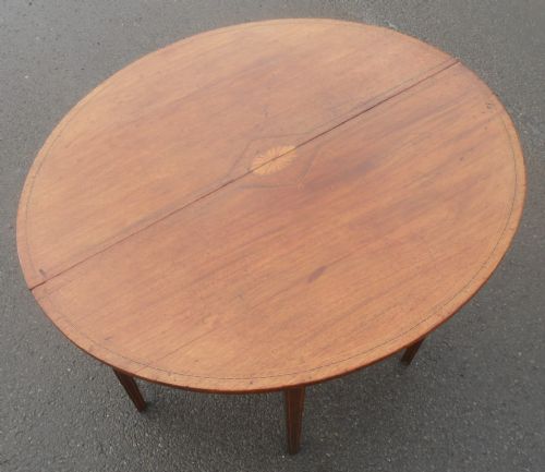 GEORGIAN MAHOGANY DEND DINING TABLE - ADDITIONAL PHOTO 10