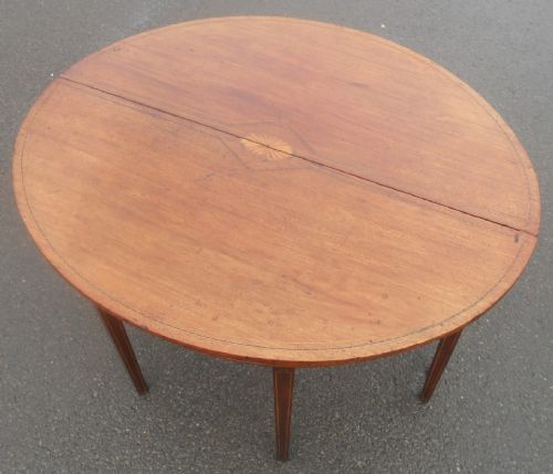 GEORGIAN MAHOGANY DEND DINING TABLE - ADDITIONAL PHOTO 11