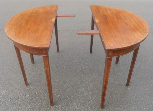 GEORGIAN MAHOGANY DEND DINING TABLE - ADDITIONAL PHOTO 12
