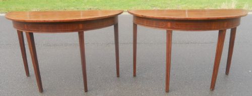 GEORGIAN MAHOGANY DEND DINING TABLE - ADDITIONAL PHOTO 14
