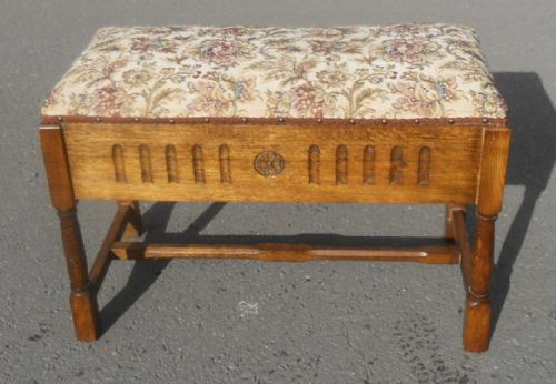 OAK PIANO STOOL - ADDITIONAL PHOTO 1