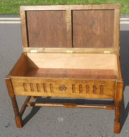 OAK PIANO STOOL - ADDITIONAL PHOTO 3
