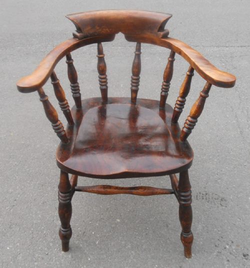 Victorian Smokers Bow Armchair
