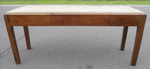 Long Mahogany Framed Window Seat
