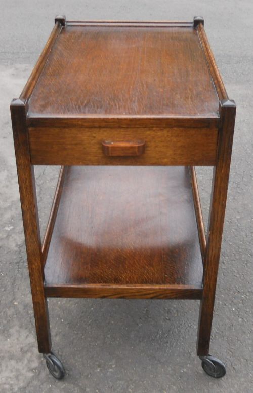 Oak Tea Trolley by Fyne Ladye