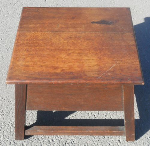 SOLID OAK SLIPPER BOX - ADDITIONAL PHOTO 1