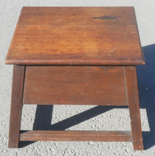 SOLID OAK SLIPPER BOX - ADDITIONAL PHOTO 3