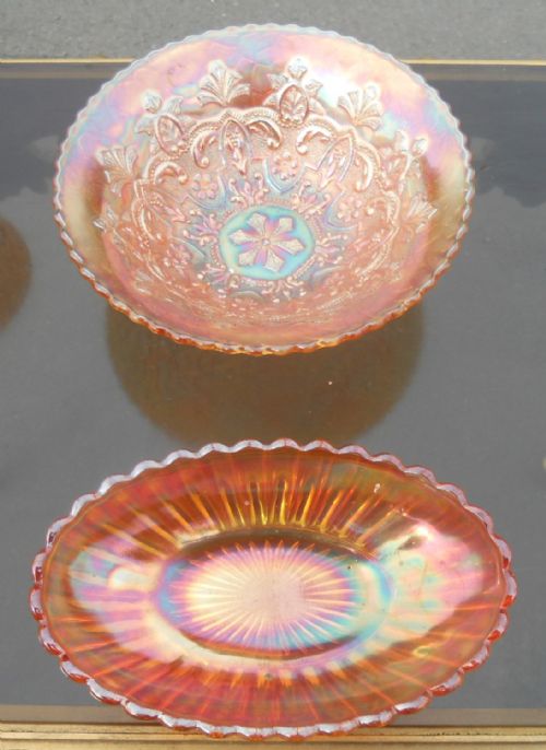 TWELVE PIECES OF CARNIVAL GLASS - ADDITIONAL PHOTO 7
