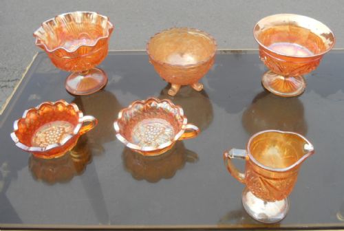 TWELVE PIECES OF CARNIVAL GLASS - ADDITIONAL PHOTO 8