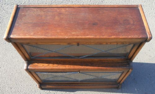 OAK STACKING BOOKCASE BY WARWICK - ADDITIONAL PHOTO 2