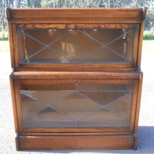 OAK STACKING BOOKCASE BY WARWICK - ADDITIONAL PHOTO 3